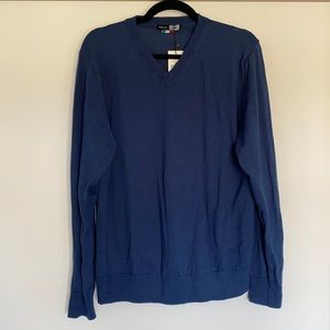 Knit V Neck Sweater Size M NWT